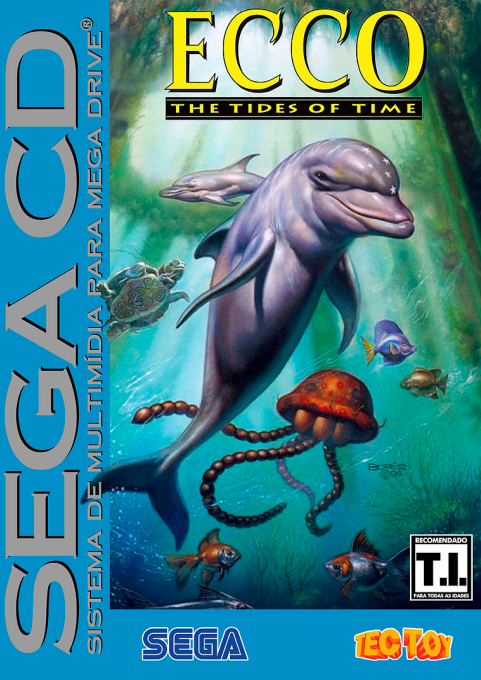 Ecco the Dolphin CD (Japan) (Disc 1) (Ecco the Dolphin) Sega CD Game Cover